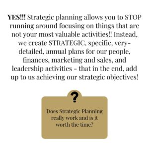 STRATEGIC PLANNING the best year ever